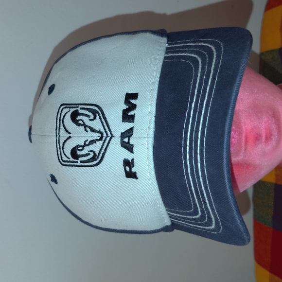 Jeep RAM Black White Strap Adjustable One Size Unisex Trucker Hat - Picture 1 of 9